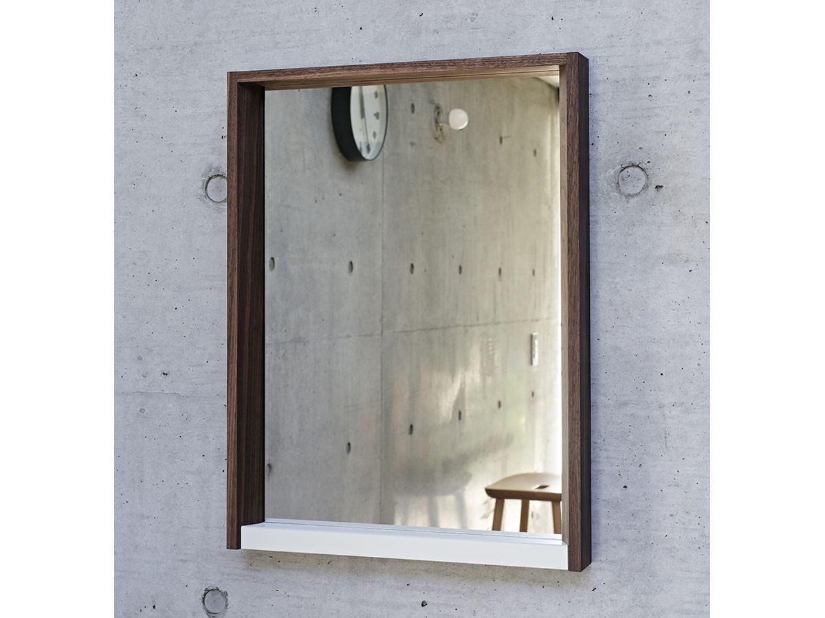 Fulcrum Trim Mirror / フルクラム トリムミラー H50（ウォールナット） （ミラー・ドレッサー > 壁掛けミラー・壁掛け鏡） 6