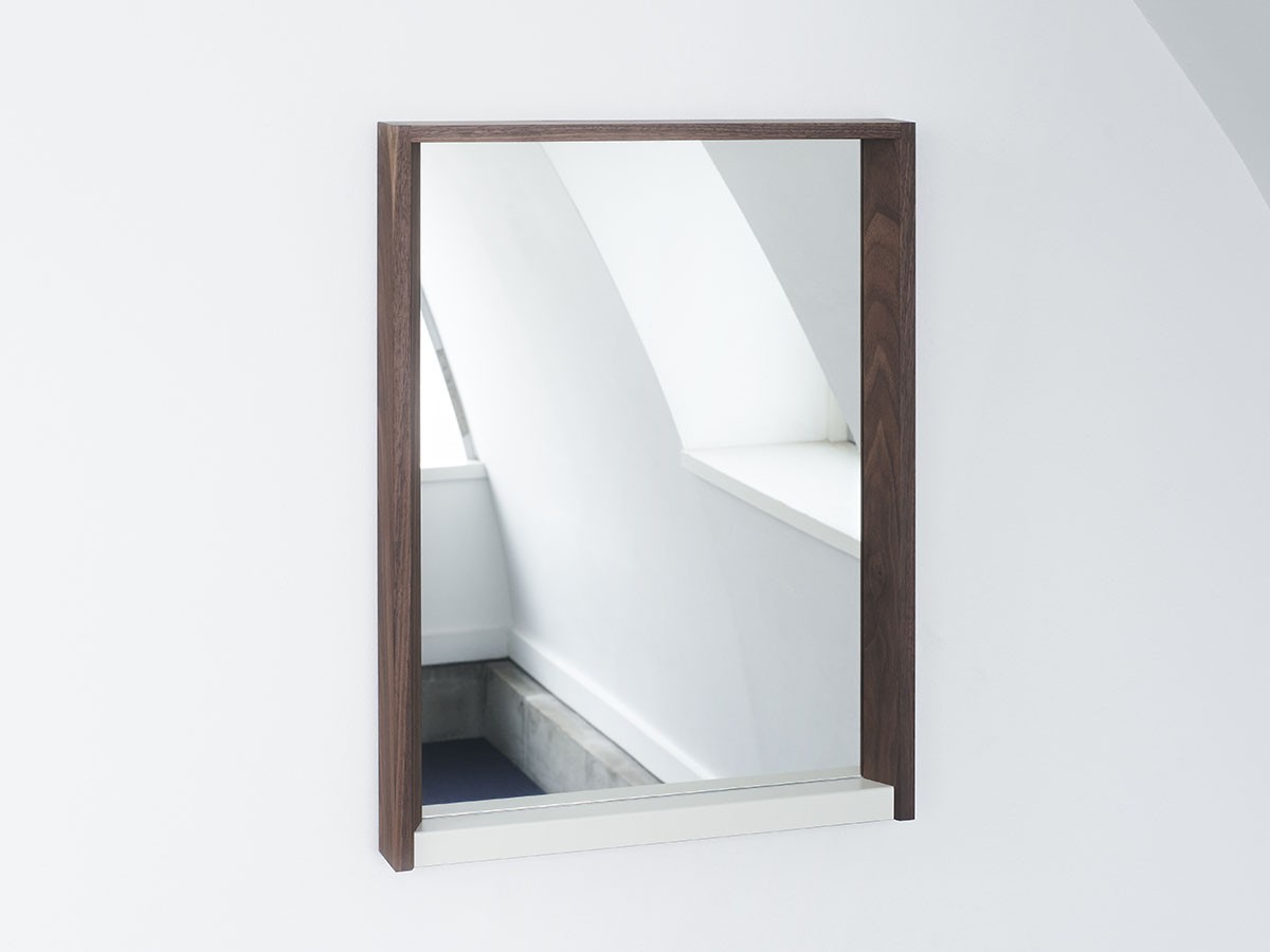 Fulcrum Trim Mirror / フルクラム トリムミラー H50（ウォールナット） （ミラー・ドレッサー > 壁掛けミラー・壁掛け鏡） 2