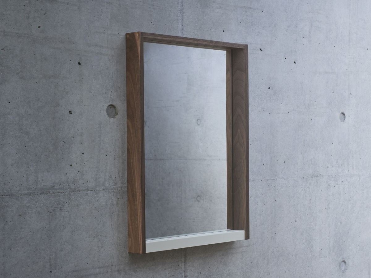 Fulcrum Trim Mirror / フルクラム トリムミラー H50（ウォールナット） （ミラー・ドレッサー > 壁掛けミラー・壁掛け鏡） 5