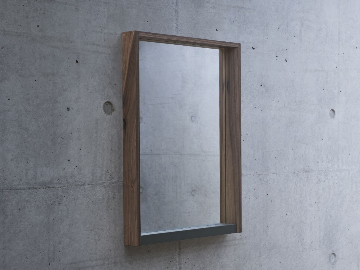 Fulcrum Trim Mirror / フルクラム トリムミラー H50（ウォールナット） （ミラー・ドレッサー > 壁掛けミラー・壁掛け鏡） 3