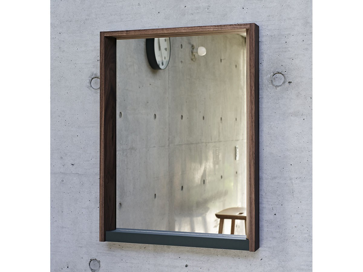 Fulcrum Trim Mirror / フルクラム トリムミラー H50（ウォールナット） （ミラー・ドレッサー > 壁掛けミラー・壁掛け鏡） 4