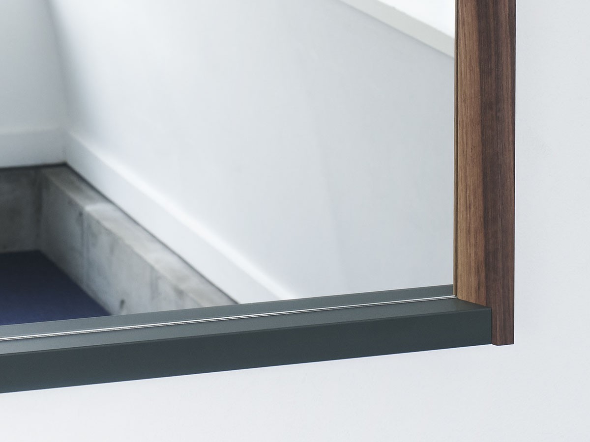 Fulcrum Trim Mirror / フルクラム トリムミラー H50（ウォールナット） （ミラー・ドレッサー > 壁掛けミラー・壁掛け鏡） 10