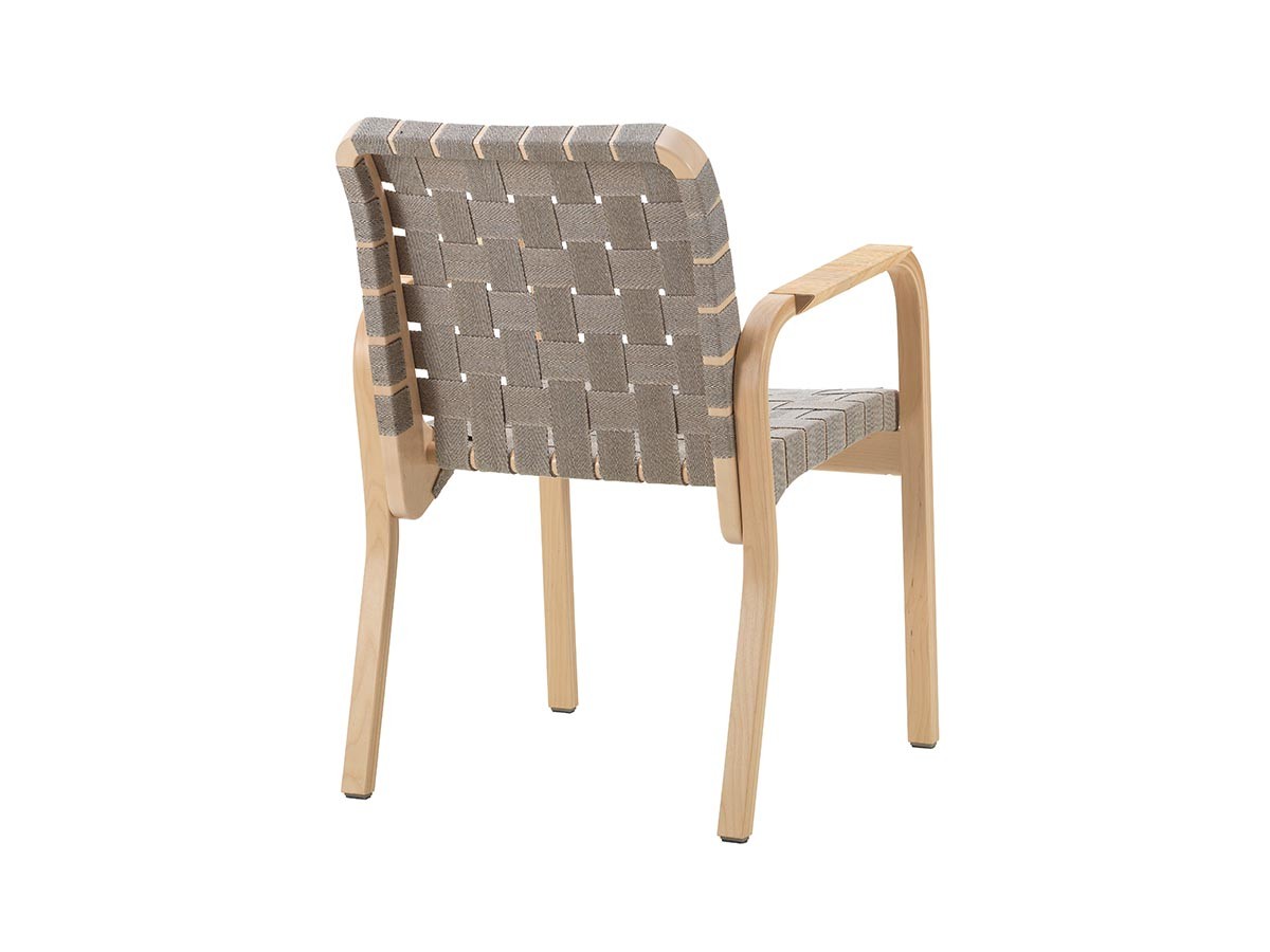 Artek ARMCHAIR 45 / アルテック アームチェア 45（リネンウェビングテープ / ラタン巻アーム） （チェア・椅子 > ダイニングチェア） 8