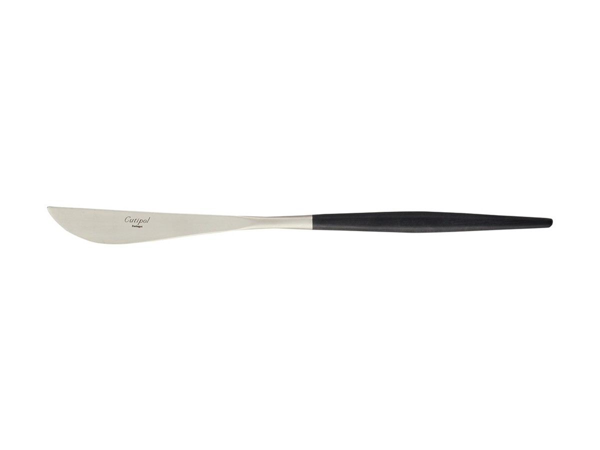 Cutipol GOA Table Knife / クチポール ゴア テーブルナイフ（ブラック × シルバー） （食器・テーブルウェア > カトラリー） 2