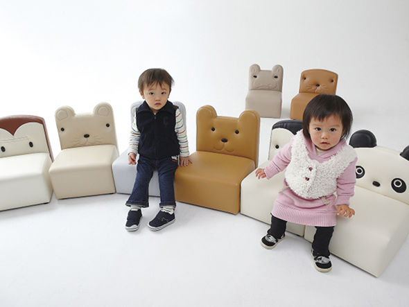 Kids Chair / キッズ チェア f70175（クマ） （キッズ家具・ベビー用品 > キッズチェア・ベビーチェア） 3