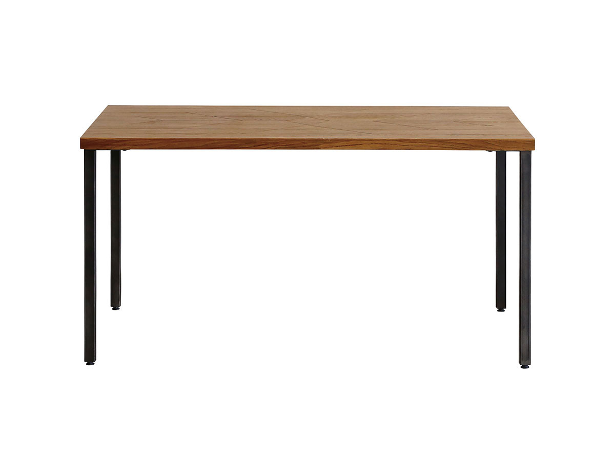 Knot antiques GYPSY DINING TABLE / ノットアンティークス ジプシー ダイニングテーブル
オルテガ柄天板 + No.3脚（スチール角脚） （テーブル > ダイニングテーブル） 4