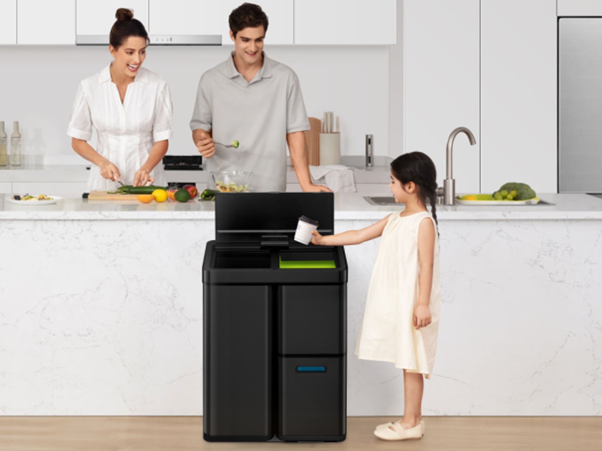 EKO MIRAGE PLUS SENSOR RECYCLER / イーケーオー ミラージュプラス センサーリサイクラー 35L + 15L + 15L （ごみ箱・玄関小物 > ごみ箱・ダストボックス） 4