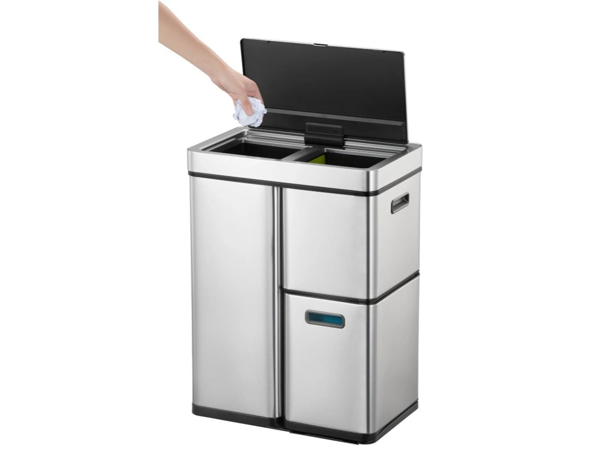 EKO MIRAGE PLUS SENSOR RECYCLER / イーケーオー ミラージュプラス センサーリサイクラー 35L + 15L + 15L （ごみ箱・玄関小物 > ごみ箱・ダストボックス） 9
