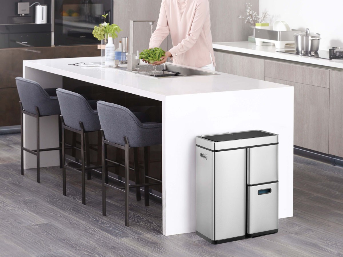 EKO MIRAGE PLUS SENSOR RECYCLER / イーケーオー ミラージュプラス センサーリサイクラー 35L + 15L + 15L （ごみ箱・玄関小物 > ごみ箱・ダストボックス） 3