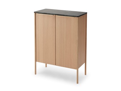 FRITZ HANSEN Jut High Cabinet / フリッツ・ハンセン ジュット ハイ キャビネット（大理石天板） -  インテリア・家具通販【FLYMEe】