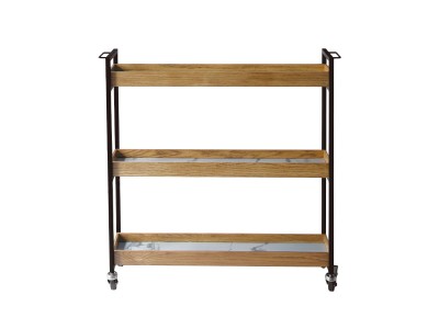 a.depeche old teak mirror L / アデペシュ オールドチークミラー L