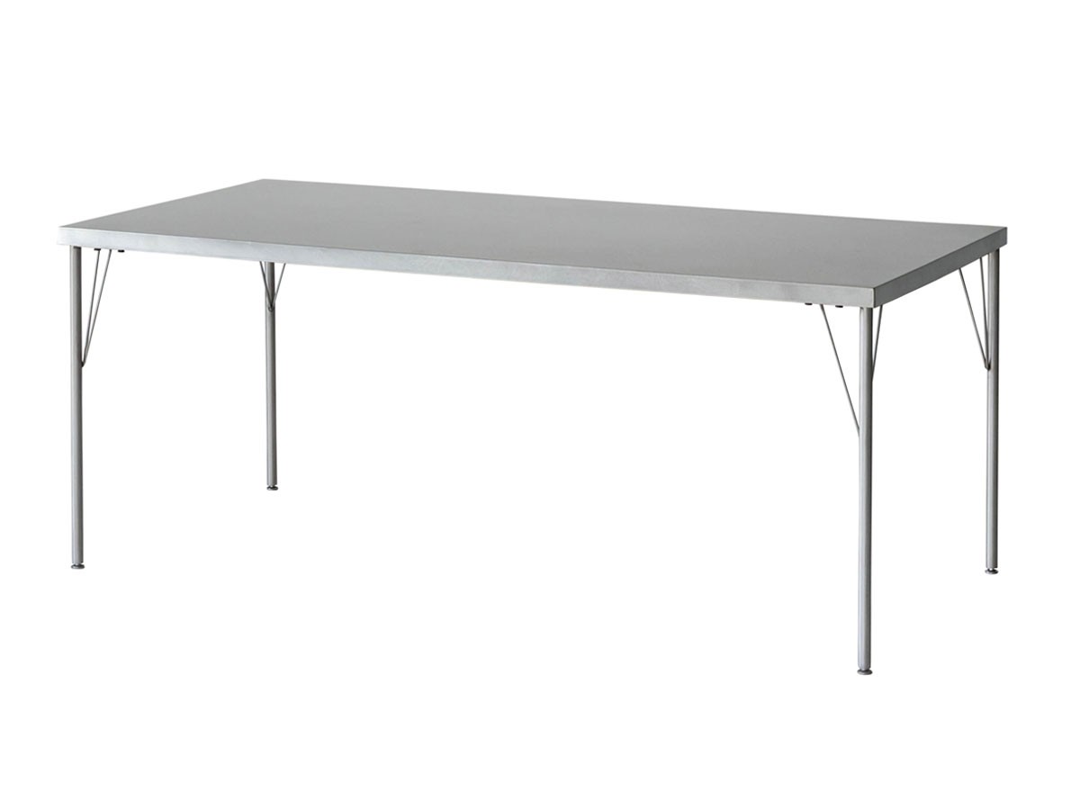 Knot antiques MATERIA DINING TABLE / ノットアンティークス マテリア ダイニングテーブル
ステンレス天板 + No.2脚（丸脚） （テーブル > ダイニングテーブル） 3