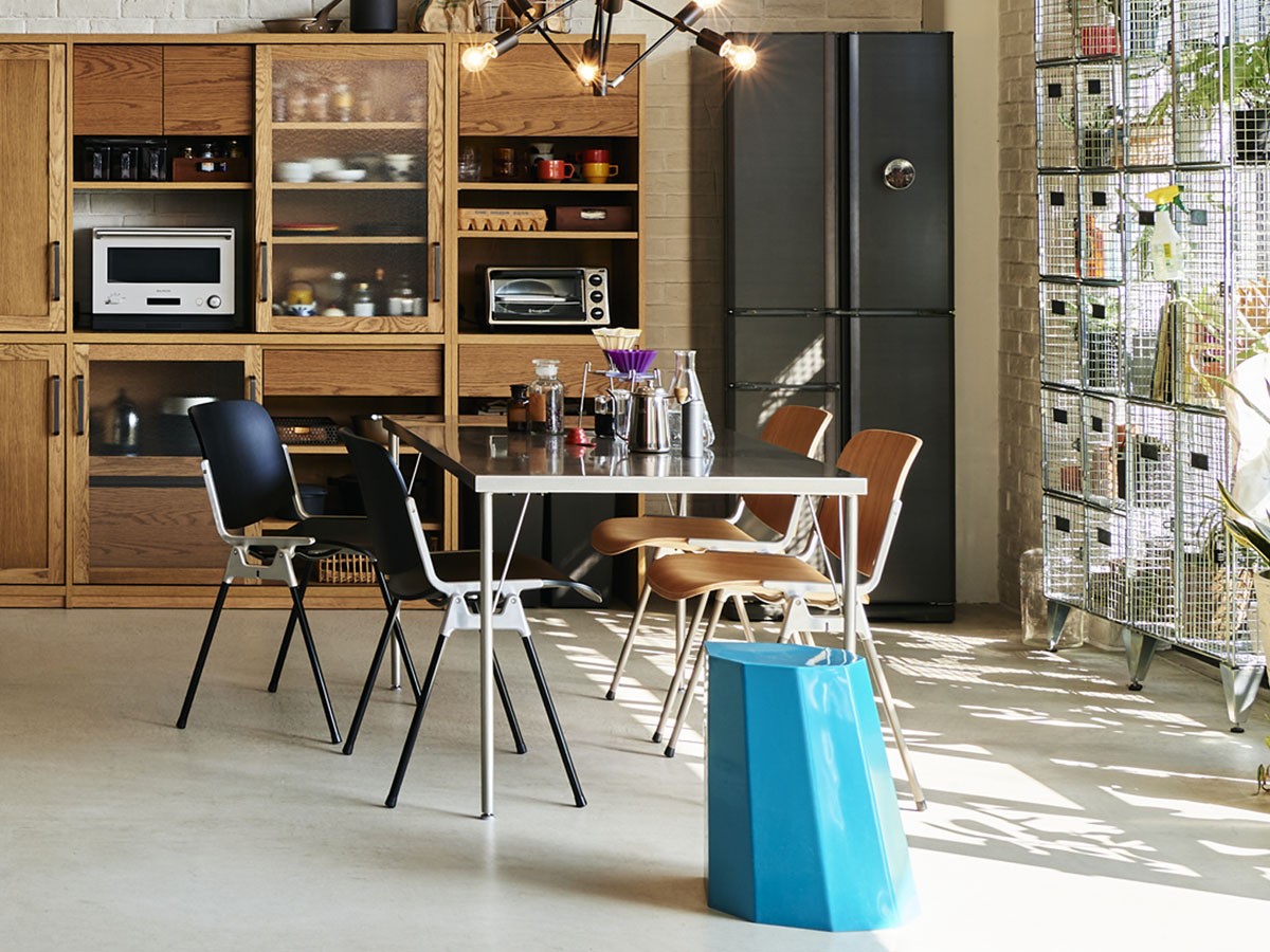 Knot antiques MATERIA DINING TABLE / ノットアンティークス マテリア ダイニングテーブル
ステンレス天板 + No.2脚（丸脚） （テーブル > ダイニングテーブル） 7