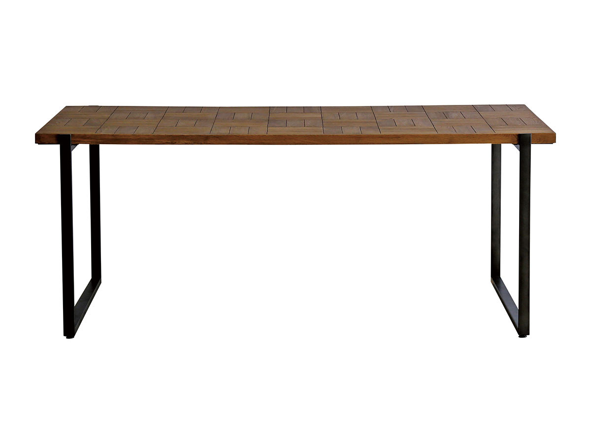 Knot antiques GYPSY DINING TABLE / ノットアンティークス ジプシー ダイニングテーブル
チェス柄天板 + No.4脚（ロの字脚） （テーブル > ダイニングテーブル） 8