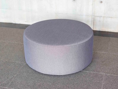 オットマン美品　ライラックグレー オットマン美品 ライラックグレー - オットマン・スツール新しい