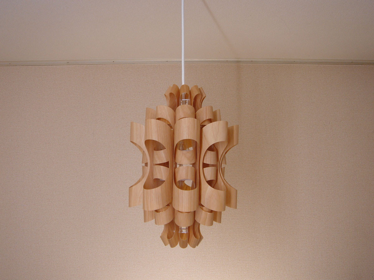 TOSHIYUKI TANI P.P. WOOD LAMP SHADE Matsu2-wood / 谷 俊幸 P.P.