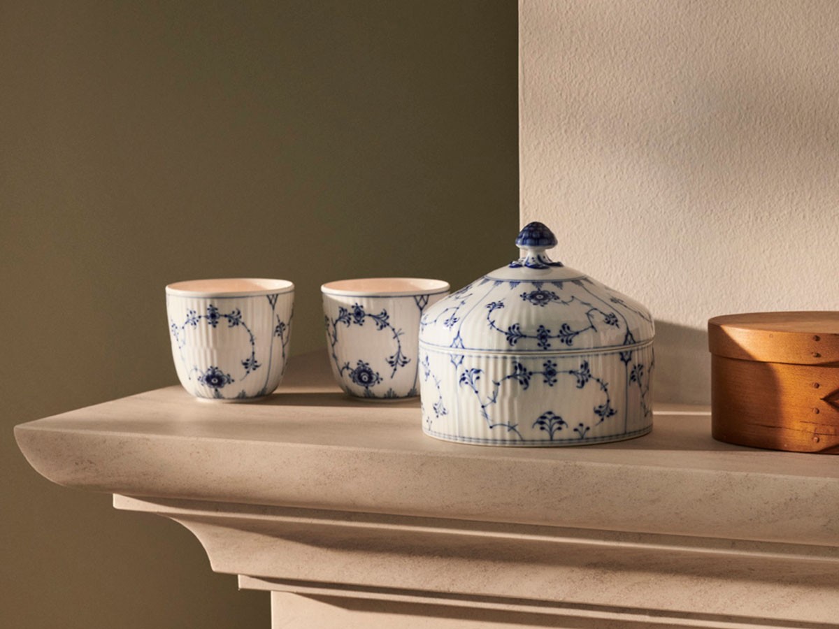 Royal Copenhagen Blue Fluted Plain Cup Pair / ロイヤル コペンハーゲン ブルーフルーテッド プレイン カップ ペア （食器・テーブルウェア > タンブラー・グラス） 3