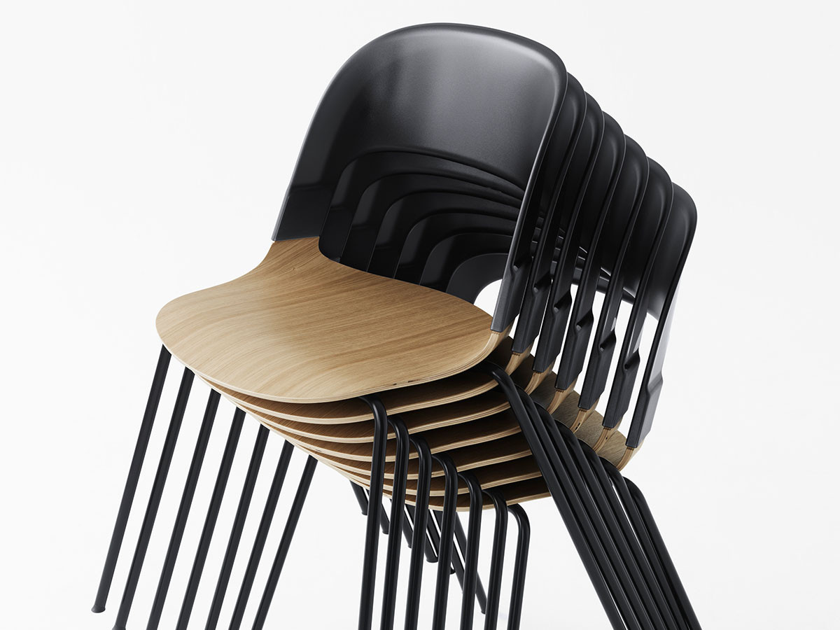 FRITZ HANSEN PAIR / フリッツ・ハンセン ペアチェア
アームなし 4本脚 BH20 （チェア・椅子 > ダイニングチェア） 32