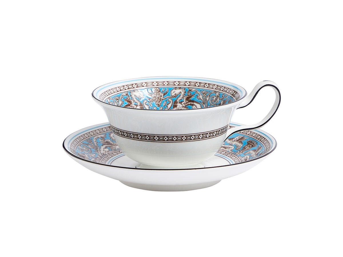 WEDGWOOD FLORENTINE TURQUOISE
TEACUP & SAUCER / ウェッジウッド フロレンティーン ターコイズ
ティーカップ & ソーサー ピオニー （食器・テーブルウェア > コーヒーカップ・ティーカップ） 1