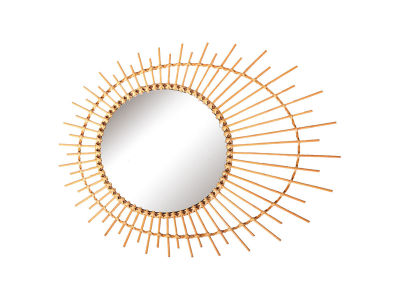 a.depeche rotta rattan mirror soleil / アデペシュ ロッタ ラタン