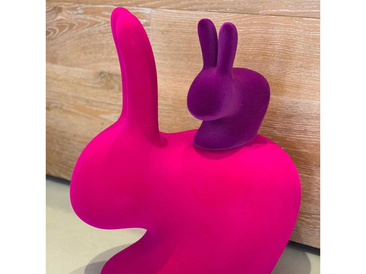 Qeeboo Rabbit Chair Baby Velvet / キーブー ラビットチェア ベビー ヴェルヴェット （キッズ家具・ベビー用品 > キッズチェア・ベビーチェア） 9