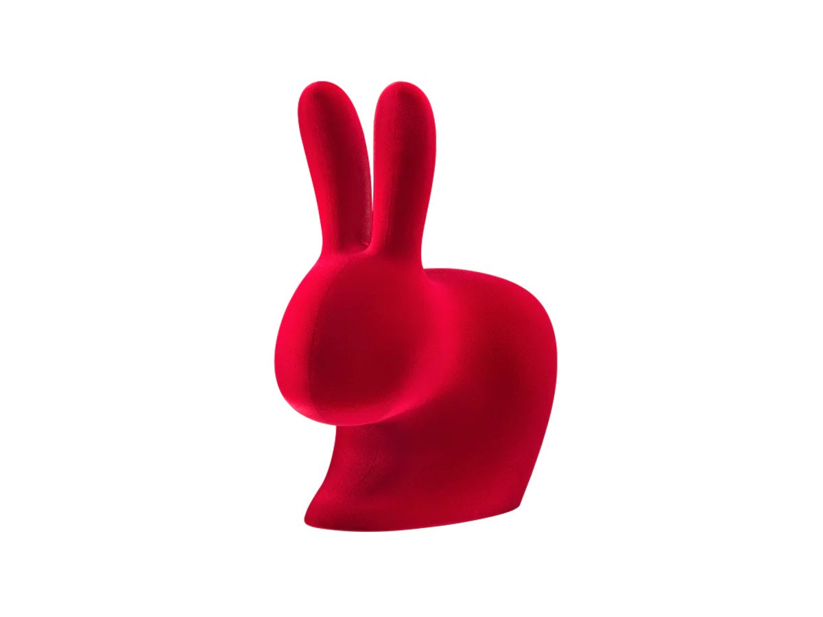 Qeeboo Rabbit Chair Baby Velvet / キーブー ラビットチェア ベビー ヴェルヴェット （キッズ家具・ベビー用品 > キッズチェア・ベビーチェア） 5