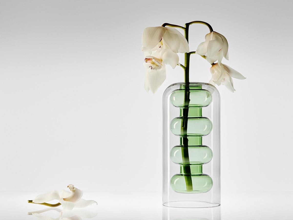 Tom Dixon. Bump Vase Tall Green / トム・ディクソン バンプ ベース トール（グリーン） （花器・プランター・グリーン > 花瓶・フラワーベース） 8