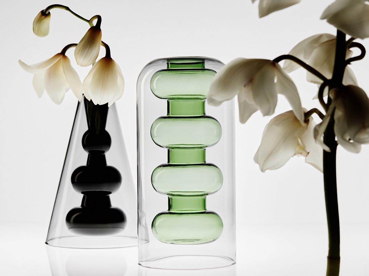 Tom Dixon. Bump Vase Tall Green / トム・ディクソン バンプ ベース トール（グリーン） （花器・プランター・グリーン > 花瓶・フラワーベース） 13