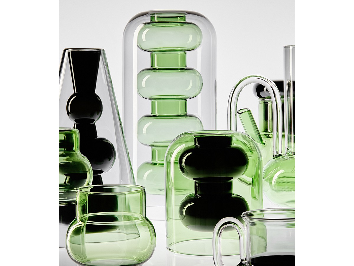 Tom Dixon. Bump Vase Tall Green / トム・ディクソン バンプ ベース トール（グリーン） （花器・プランター・グリーン > 花瓶・フラワーベース） 19