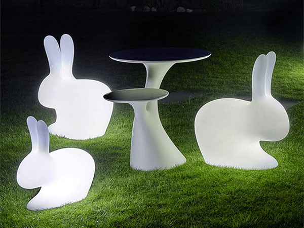 Qeeboo Rabbit Small Lamp / キーブー ラビット スモール ランプ （ライト・照明 > ポータブルライト） 6