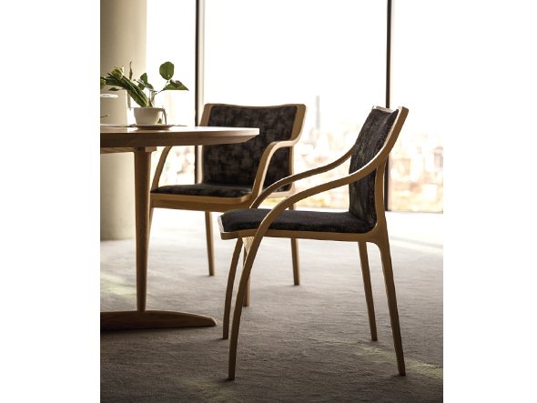 Scandinavia modern Semi Arm Chair 4