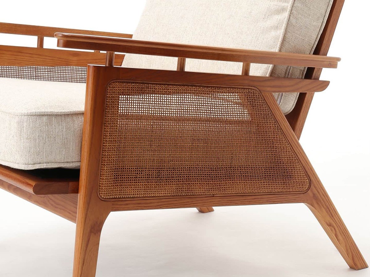 ACME Furniture WICKER LOUNGE CHAIR / アクメファニチャー ウィッカー ラウンジチェア（アイボリー） （チェア・椅子 > ラウンジチェア） 13