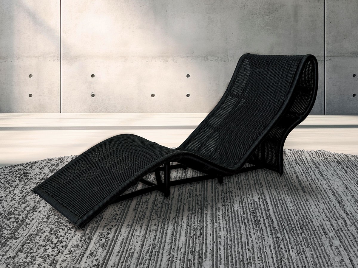SHIKADA SHITSURAI RATTAN KK Series Chaise Longue