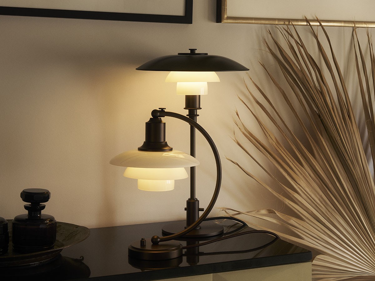 Louis Poulsen PH 2/2 Luna Aged Brass Opal Table / ルイスポールセン PH 2/2 ルナ エイジド・ブラス オパール テーブル （ライト・照明 > テーブルランプ） 14