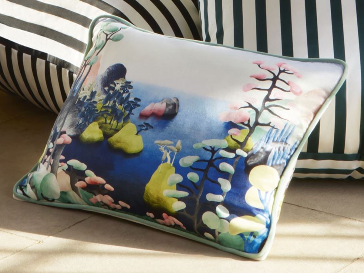 DESIGNERS GUILD Christian Lacroix, It's Paradise Agate Cushion / デザイナーズギルド  クリスチャンラクロワ, イッツパラダイス アガット クッション 60 × 45cm