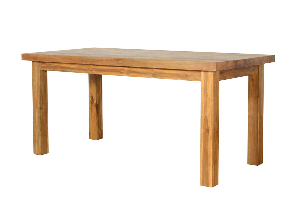 KAJA CHISTA Old Teak Dining Table / カジャ チスタ オールドチーク ダイニングテーブル 4本脚 幅180cm