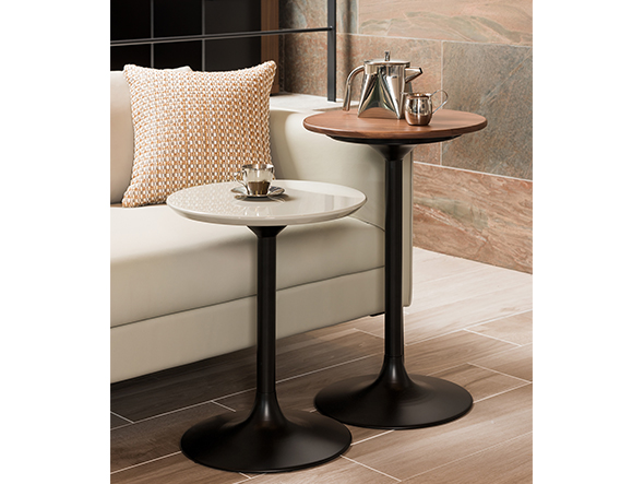 SIDE TABLE / サイドテーブル 高さ60cm f58263（ウォールナット / ウレタン塗装） （テーブル > サイドテーブル） 3