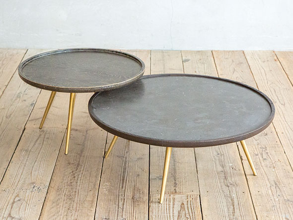 Knot antiques BARK COFFEE TABLE / ノットアンティークス バーク コーヒーテーブル 直径80cm（石天板） （テーブル > ローテーブル・リビングテーブル・座卓） 6