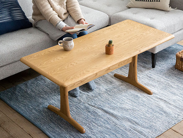 GALDONA COFFEE TABLE / ガルドナ コーヒーテーブル 幅140cm（ナラ材 / オイル塗装） （テーブル > ローテーブル・リビングテーブル・座卓） 4