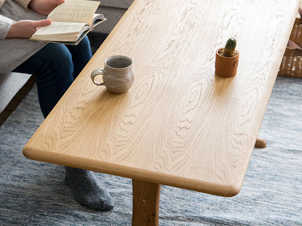 GALDONA COFFEE TABLE / ガルドナ コーヒーテーブル 幅140cm（ナラ材 / オイル塗装） （テーブル > ローテーブル・リビングテーブル・座卓） 9