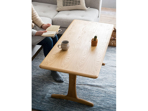 GALDONA COFFEE TABLE / ガルドナ コーヒーテーブル 幅140cm（ナラ材 / オイル塗装） （テーブル > ローテーブル・リビングテーブル・座卓） 6