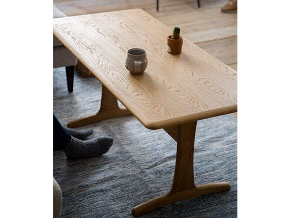 GALDONA COFFEE TABLE / ガルドナ コーヒーテーブル 幅140cm（ナラ材 / オイル塗装） （テーブル > ローテーブル・リビングテーブル・座卓） 8