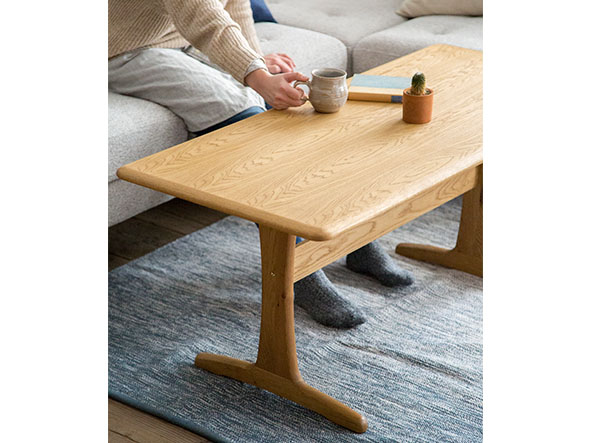 GALDONA COFFEE TABLE / ガルドナ コーヒーテーブル 幅140cm（ナラ材 / オイル塗装） （テーブル > ローテーブル・リビングテーブル・座卓） 7