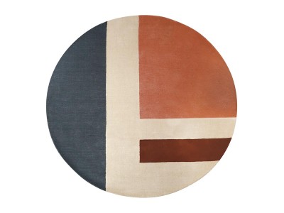 a.depeche pell wool rug circle unnis / アデペシュ ペル ウールラグ