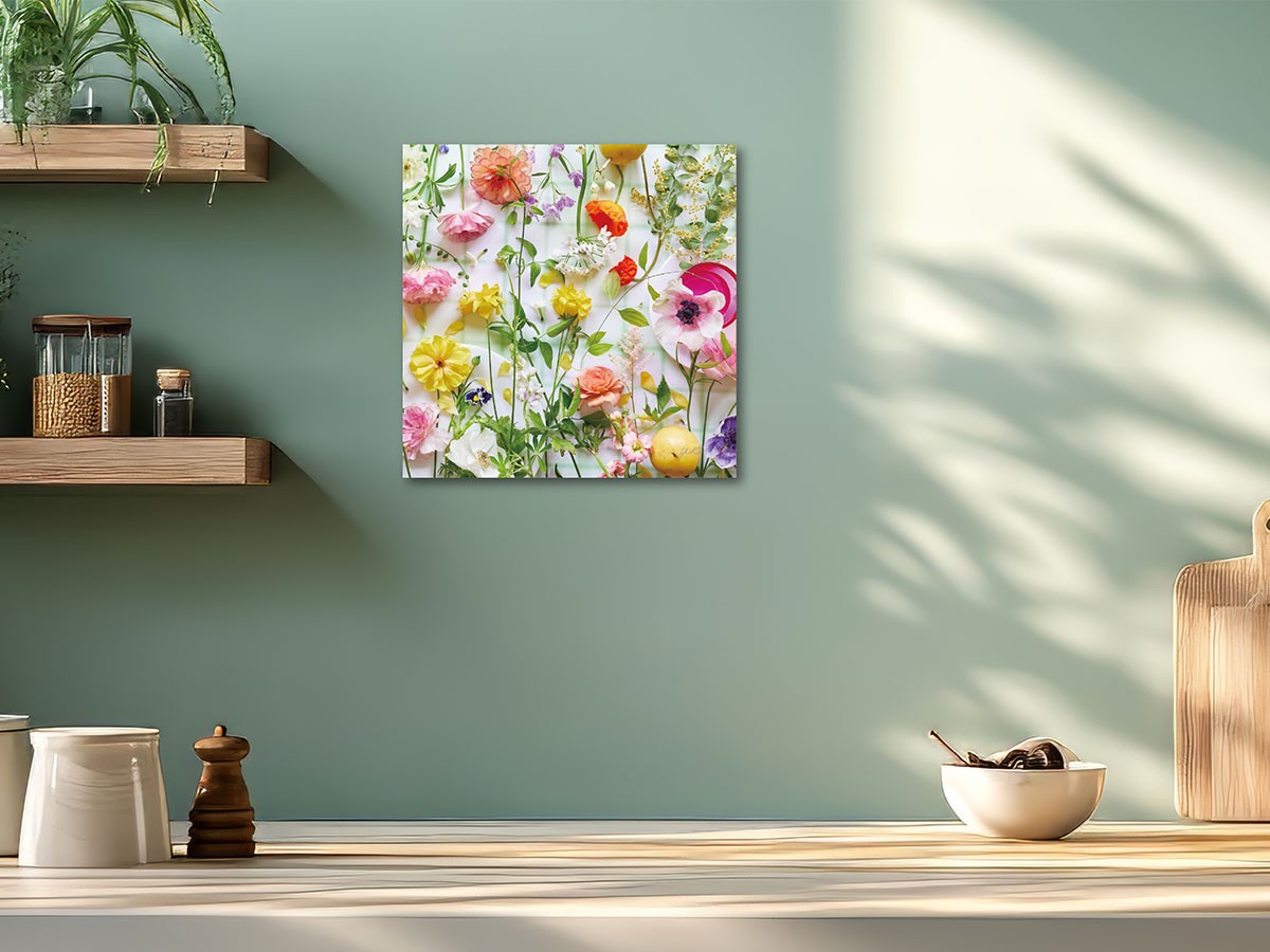 YOKO Takeuchi Geometric Chekered Pastel / ヨウコ タケウチ ジオメトリック チェックパステル スクエア （アート・オブジェ > フォトパネル・フォトアート） 2