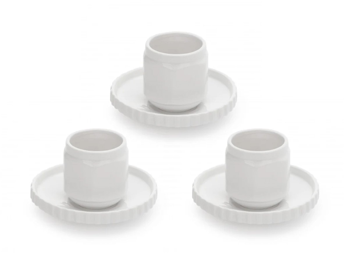MACHINE COLLECTION
COFFEE CUT WITH SAUCER SET 3