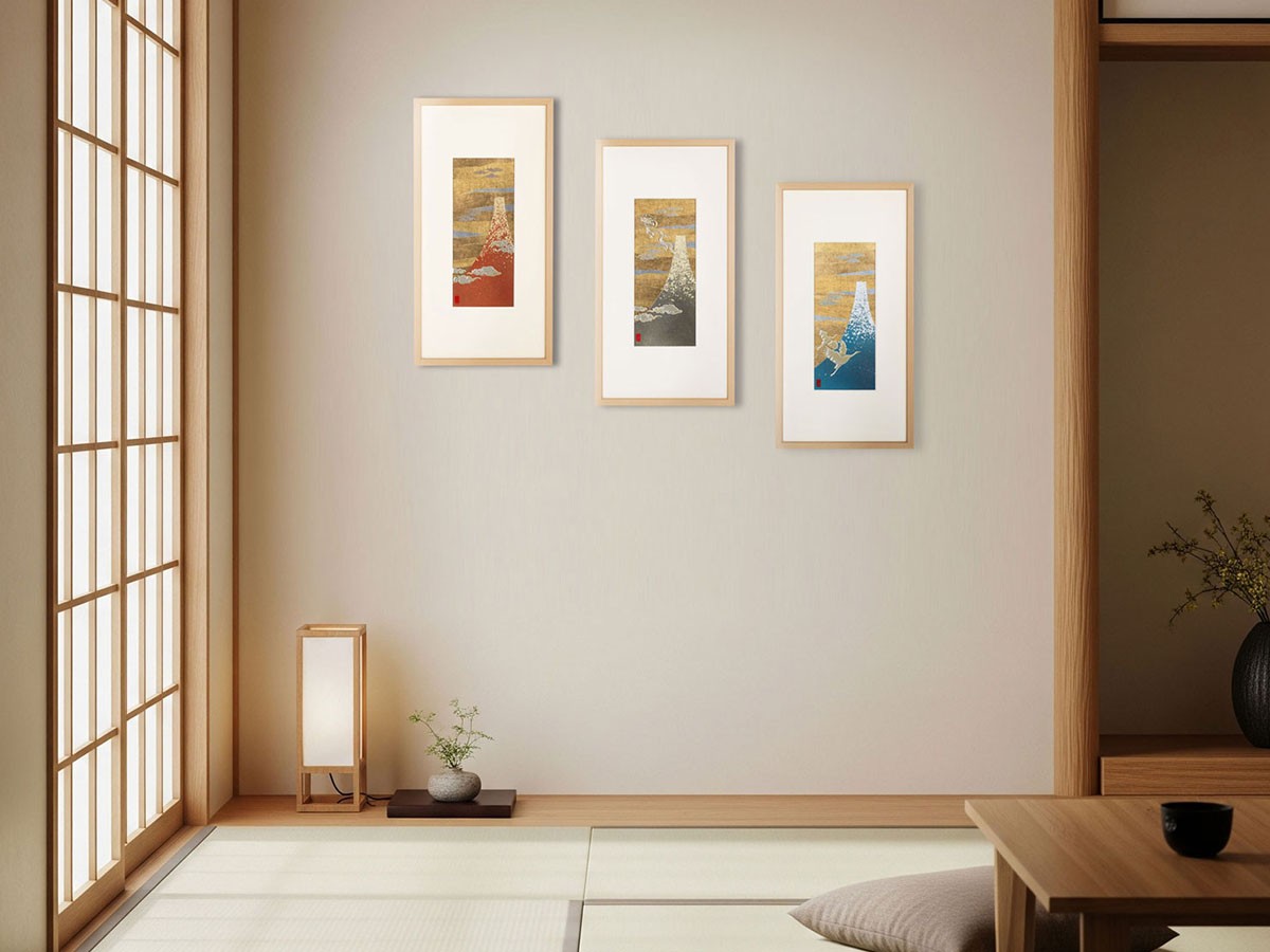 箔一 福福箔 富士と鶴 / はくいち 福福箔 富士と鶴 （オブジェ・アート > アート） 2