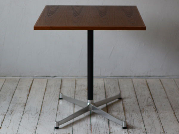 グリニッチ カフェテーブル 800×600 オールシルバー - 机/テーブル