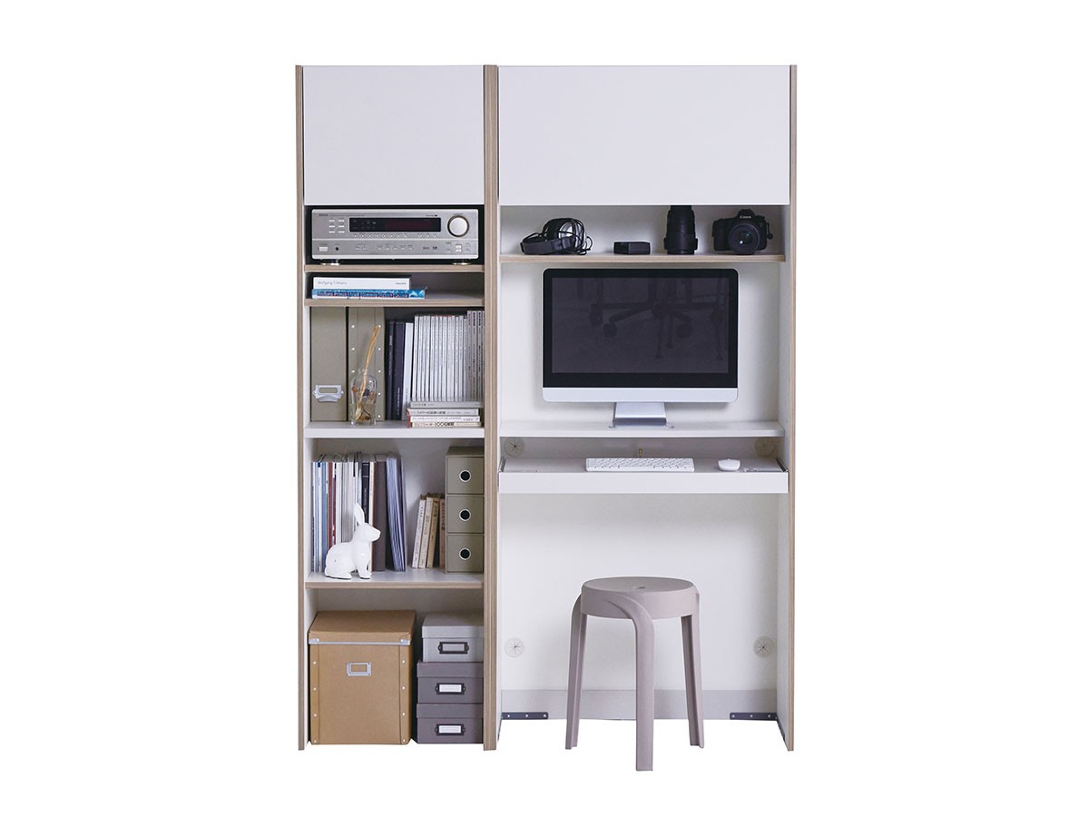 TONE STORAGE UNIT
DESK / トーン ストレージユニット デスク（マットベージュ） （デスク・机 > デスク・パソコンデスク・袖机） 21
