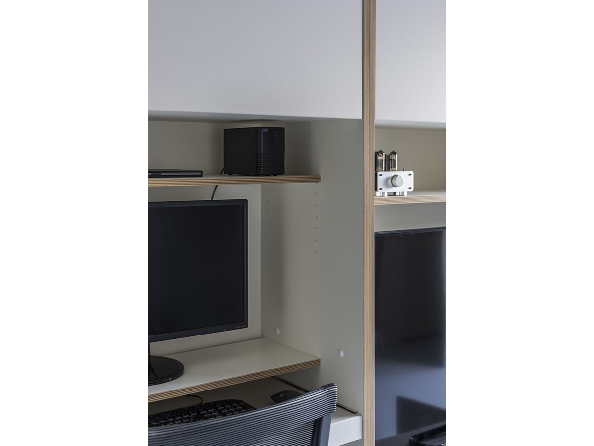 TONE STORAGE UNIT
DESK / トーン ストレージユニット デスク（マットベージュ） （デスク・机 > デスク・パソコンデスク・袖机） 15